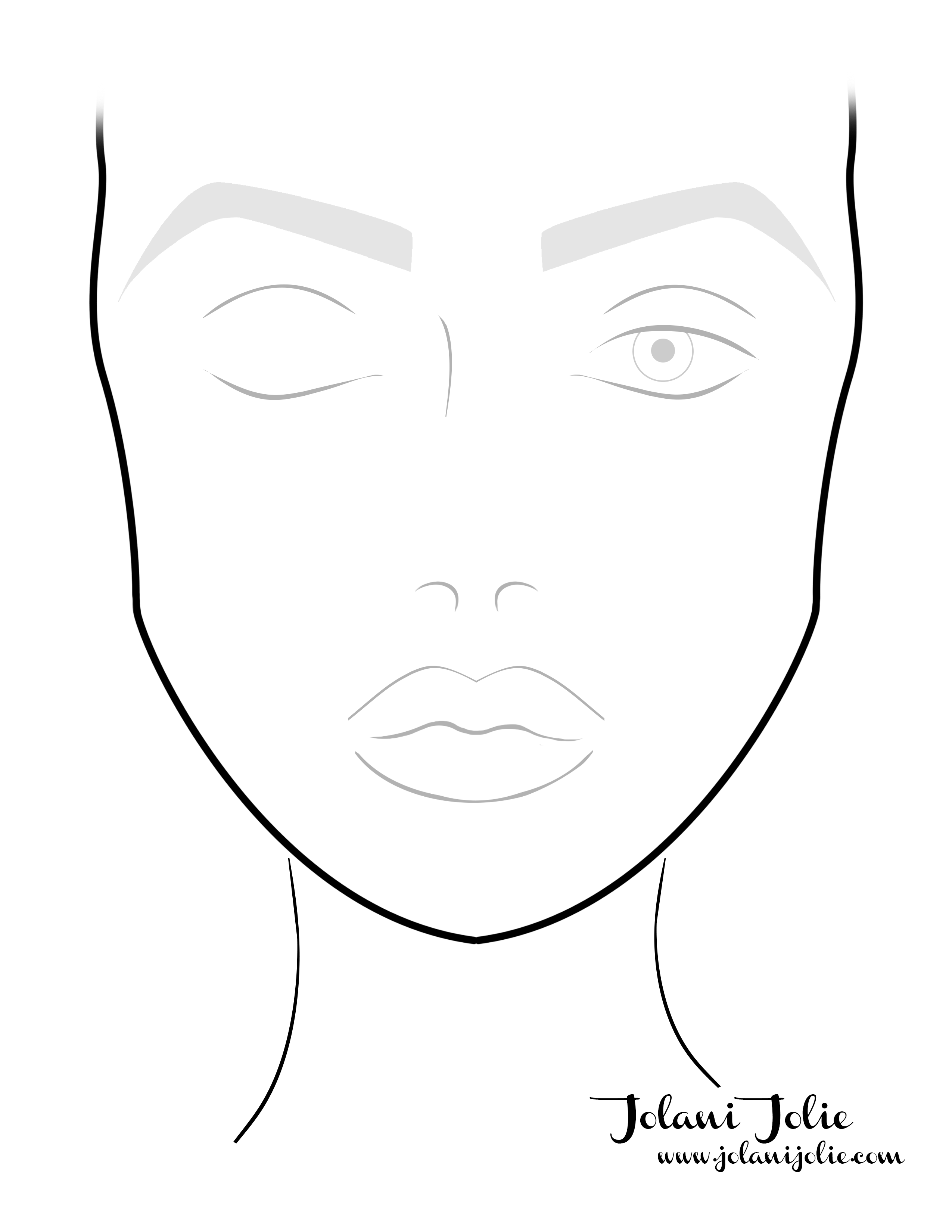 Mac Cosmetics Blank Face Charts Download